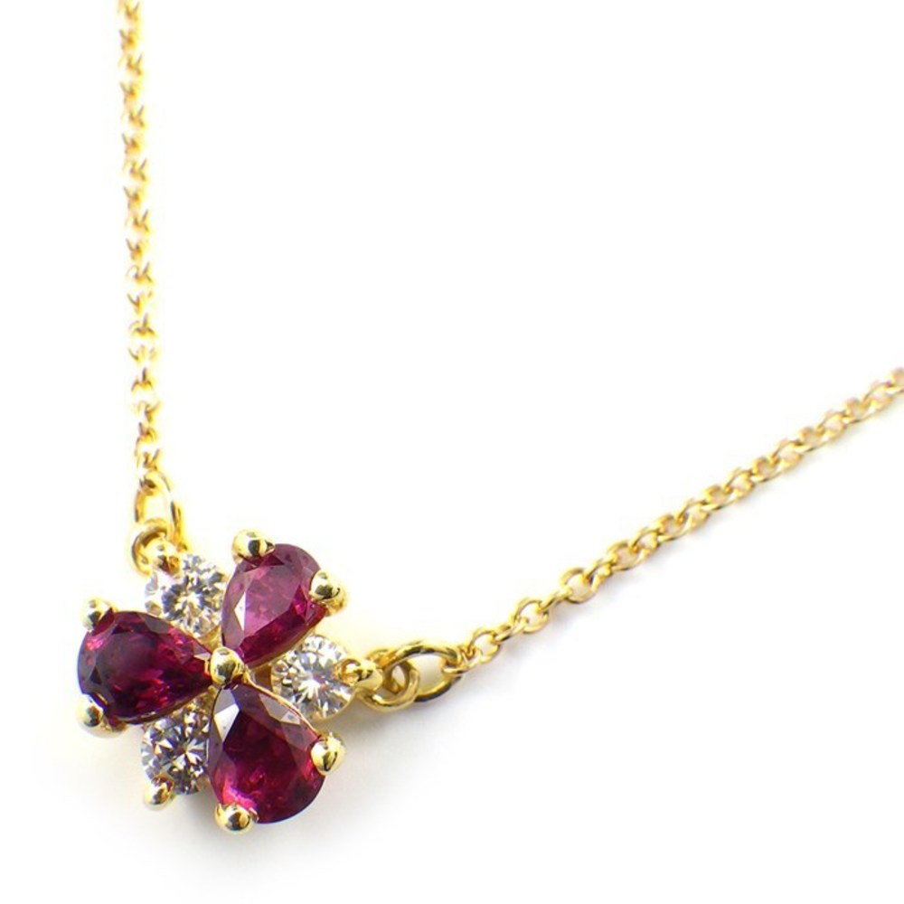 Tiffany Necklace Ruby Diamond